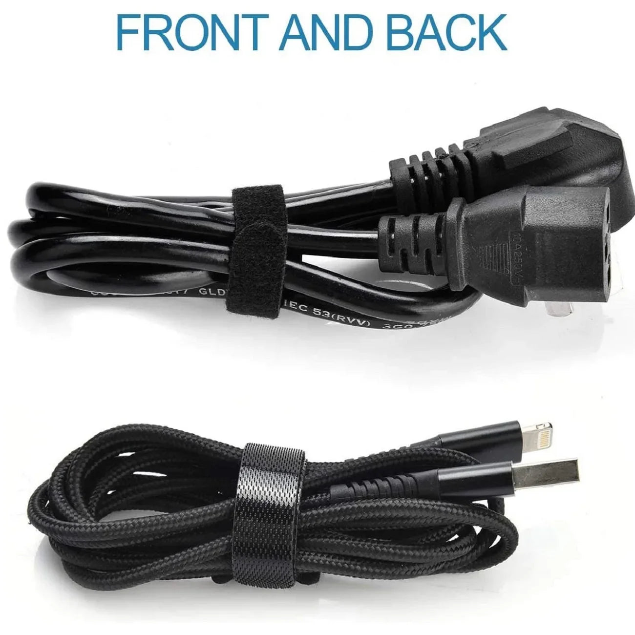 100PCS Reusable Nylon Cable Ties – Adjustable Cable Organizer Straps for Wire, Mouse & Earphone Management