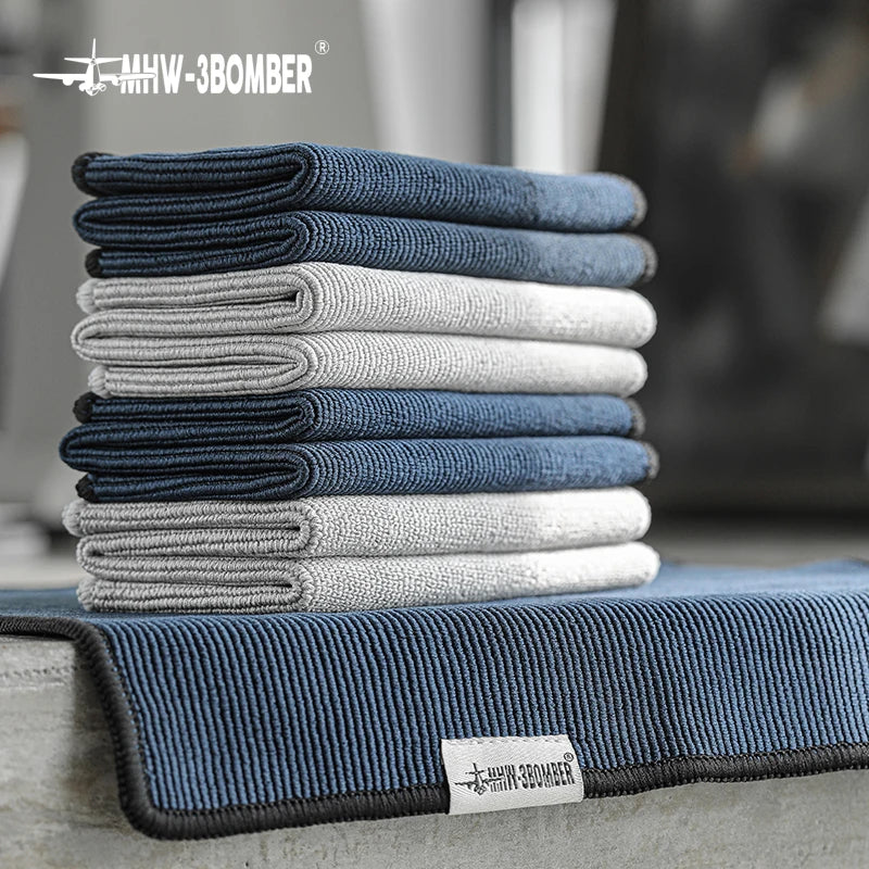 MHW-3BOMBER Barista Coffee Towels – Professional Square Cleaning Cloths for Espresso Machines & Kitchen Use