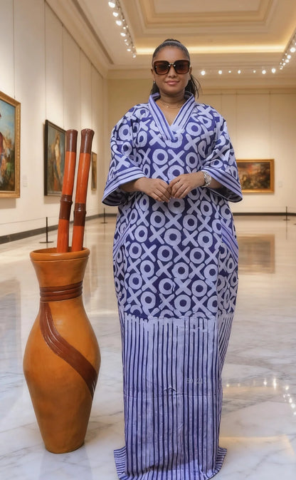 Plus Size African Maxi Dress - Traditional Dashiki Ankara Kaftan Abaya Robe