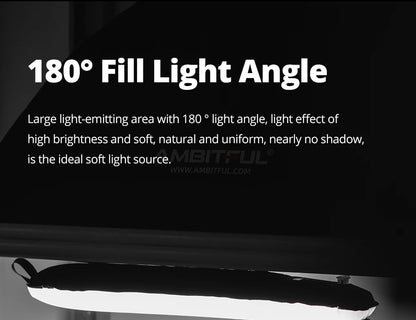 Ambitful GC12 Gold Crow Flexible Photography Lighting - 2700K-6500K Portable LED Soft Light, Inflatable Air Light