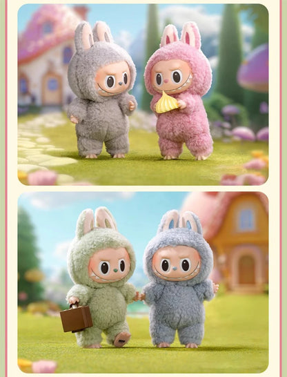 High-Quality Cute Labubu The Monsters Box Toy – Cardiac Macarone Kawaii Figure Model Bag, 1:1 Replica Gift