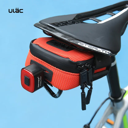 ULAC 0.5L Waterproof Bicycle Saddle Bag — Mini Shockproof MTB Seatpost Rear Pack Tail Pouch