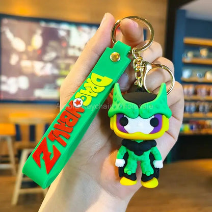 Dragon Ball Z Keychain – Super Saiyan Goku, Bulma, Broly, Piccolo & Majin Buu Car Pendant Toy Gift for Kids