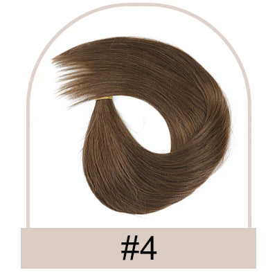 Silk Top Swiss Lace Clip-In Topper – Straight Real Human Hair Toupee with Bangs, Breathable & Soft, Blonde Color