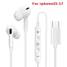 Original Wired Earphones for iPhone & iPad – In-Ear Lightning, USB-C & 3.5mm Earbuds Compatible with iPhone 17-11 Pro Max, 7/8 Plus, XR