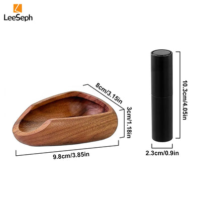 Leeseph Multifunctional Wooden Coffee Dosing Cup & Light Spray Bottle Barista Set – Enhance Your Coffee Brewing Experience