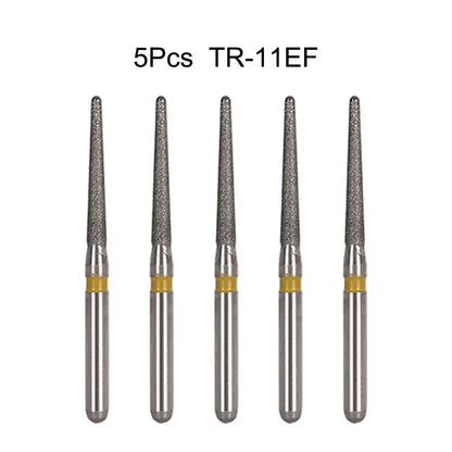 5pcs Dental Diamond Burs Drill FG 1.6mm – High-Speed Handpiece Burs for Polishing & Whitening
