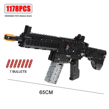 AK47 & AWM Sniper Gun Building Block Set – Military MOC Model Toy for Boys Holiday Gift