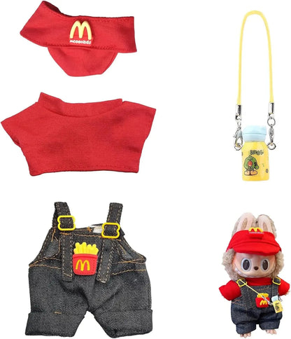 17cm Labubu Doll Clothes Set — Stylish Outfit for 17cm Labubu Dolls