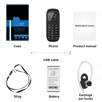 Unlocked Mini Mobile Phone – Bluetooth, Voice Changer, Automatic Call Recording, Magic Voice, Portable Cheap Cellphone
