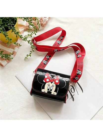 Disney Anime Square Shoulder Bag – Kawaii Mickey & Donald Duck Cartoon Messenger Tote Backpack Fashion Bag for Kids & Adults