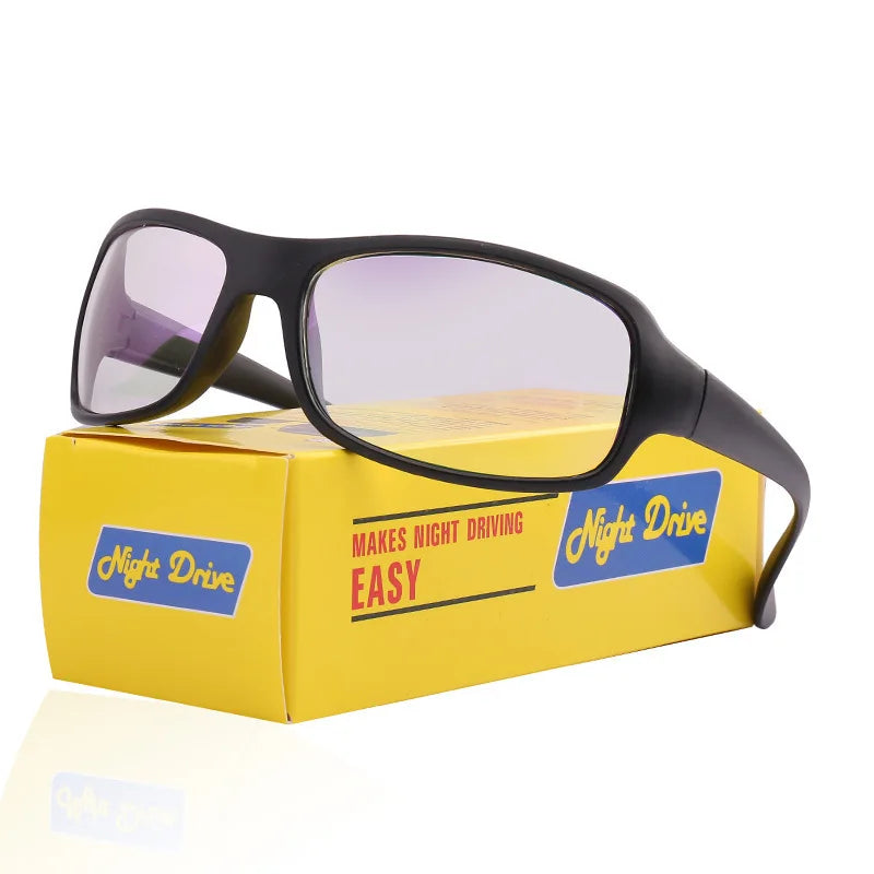 Night Vision Driving Glasses for Men & Women - Anti-Highlights, Anti-Wind Sand Riding Sports Sunglasses