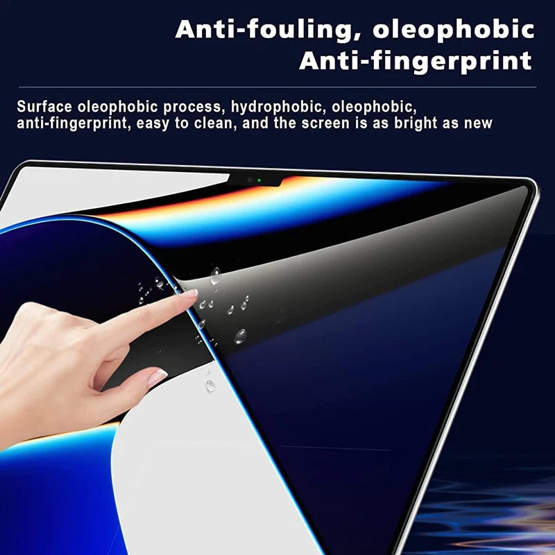 HD Clear Laptop Screen Protector — Soft Film for MacBook Pro & Air 13", 14", 15", 16" (M1 & M2, Pro & Max)