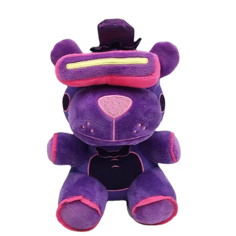 Five Nights at Freddy’s Plush Toy Set – Cute FNAF Stuffed Dolls Bonnie, Bear, Foxy & Freddy for Kids Gift