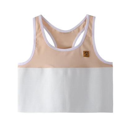 Quick-Dry Pullover Chest Binder – Sports Wear Short Vest Corset with Full Bandage Support, Plus Size