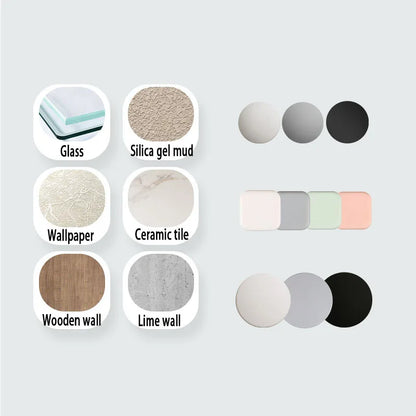 Silicone Door Stopper Handle Bumpers - Self-Adhesive, Mute, Anti-Shock Protection - Home Improvement Wall Protector Pad for Porte