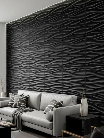 20PCS 3D Wall Panels 30x30cm Decorative Wall Tiles – Modern Peel & Stick Wall Decor for Living Room, Bedroom, Office & Hotel