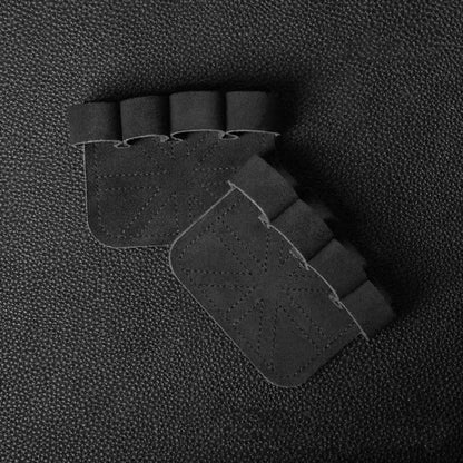 Cowhide Weightlifting Gloves – Anti-Slip Half-Finger Gym Gloves for Weight Training & Fitness Grip