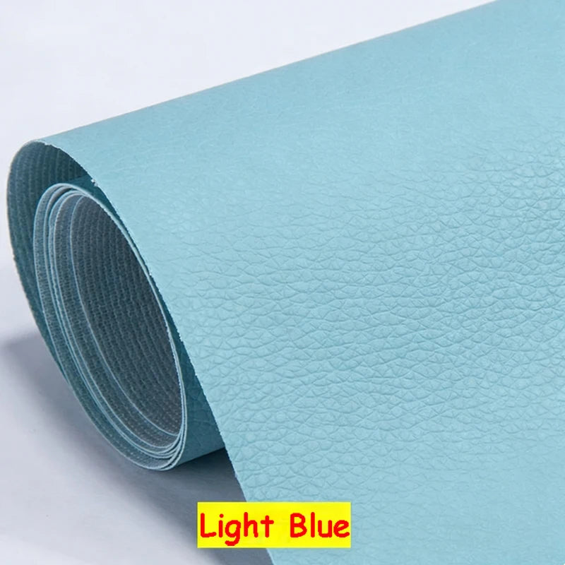 Large PU Leather Repair Patch Roll - Self-Adhesive Faux Leather Repair Tape for Sofa & Car Seats