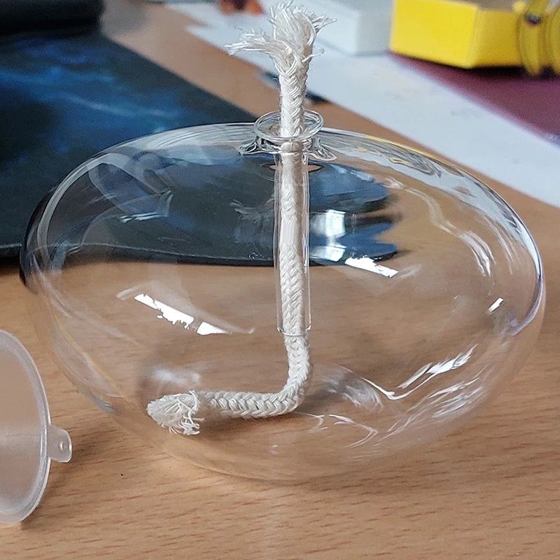 Transparent Glass Round Candle Holder: Elegant Table Decoration for Christmas, Valentine's Day, Wedding Dinners & More