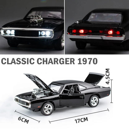 1:32 Challenger 1970 Classic Alloy Car Model – Diecast Toy Vehicle for Kids & Collector Decoration