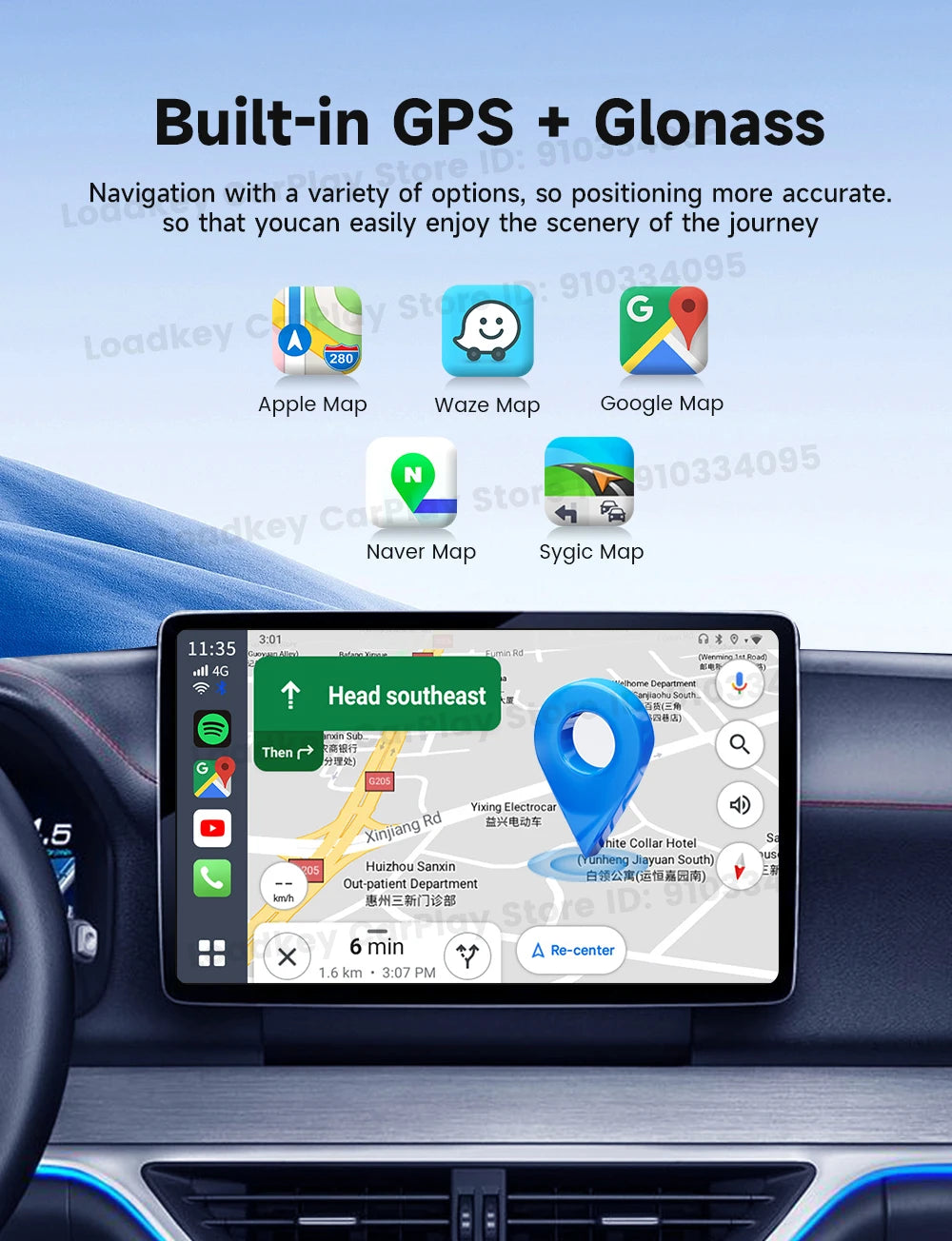 2025 Carlinkit AI Box LED – Android 13 Wireless CarPlay Adapter with Qualcomm 6115, 8-Core 64GB Smart TV Box for Netflix & IPTV