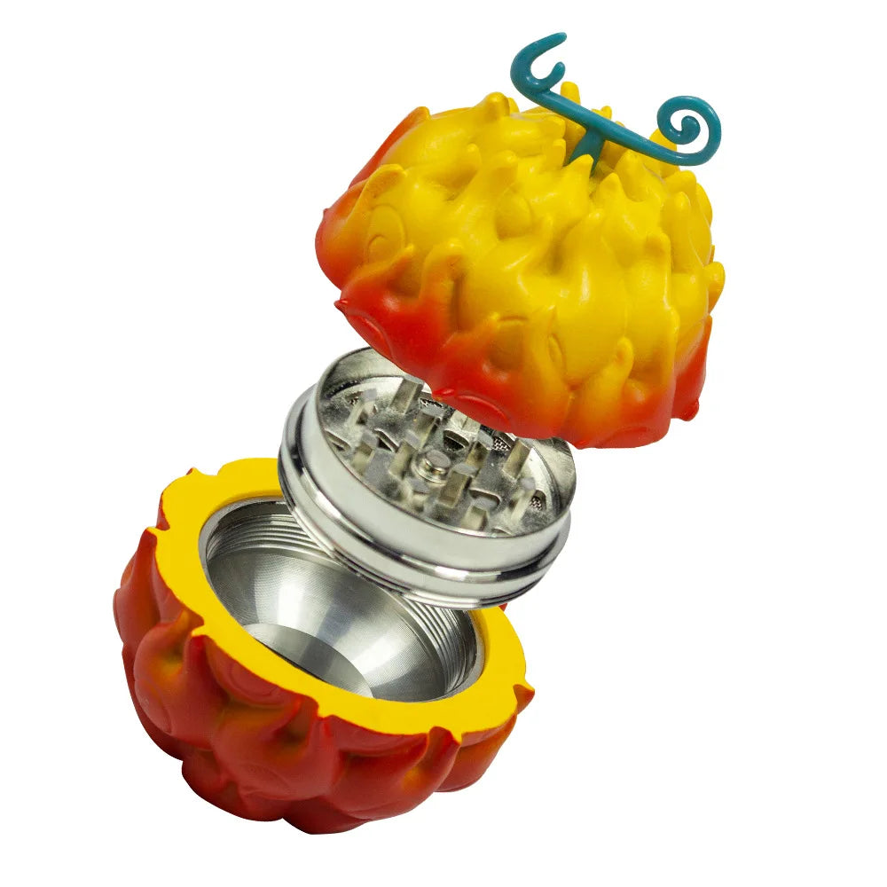 Fruit-Shaped Metal Herb Grinder — Evil Design Available in 3 Colors