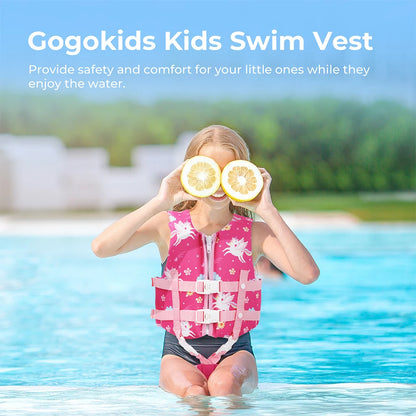 Gogokids Kids Life Jacket – Neoprene Float Vest for Toddlers, Swim Training & Buoyancy Swimwear