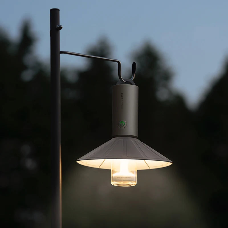 HOTO Rechargeable Camping Light – Waterproof Flashlight & Lantern with 3 Modes, Mini Outdoor Hanging Tent Lamp