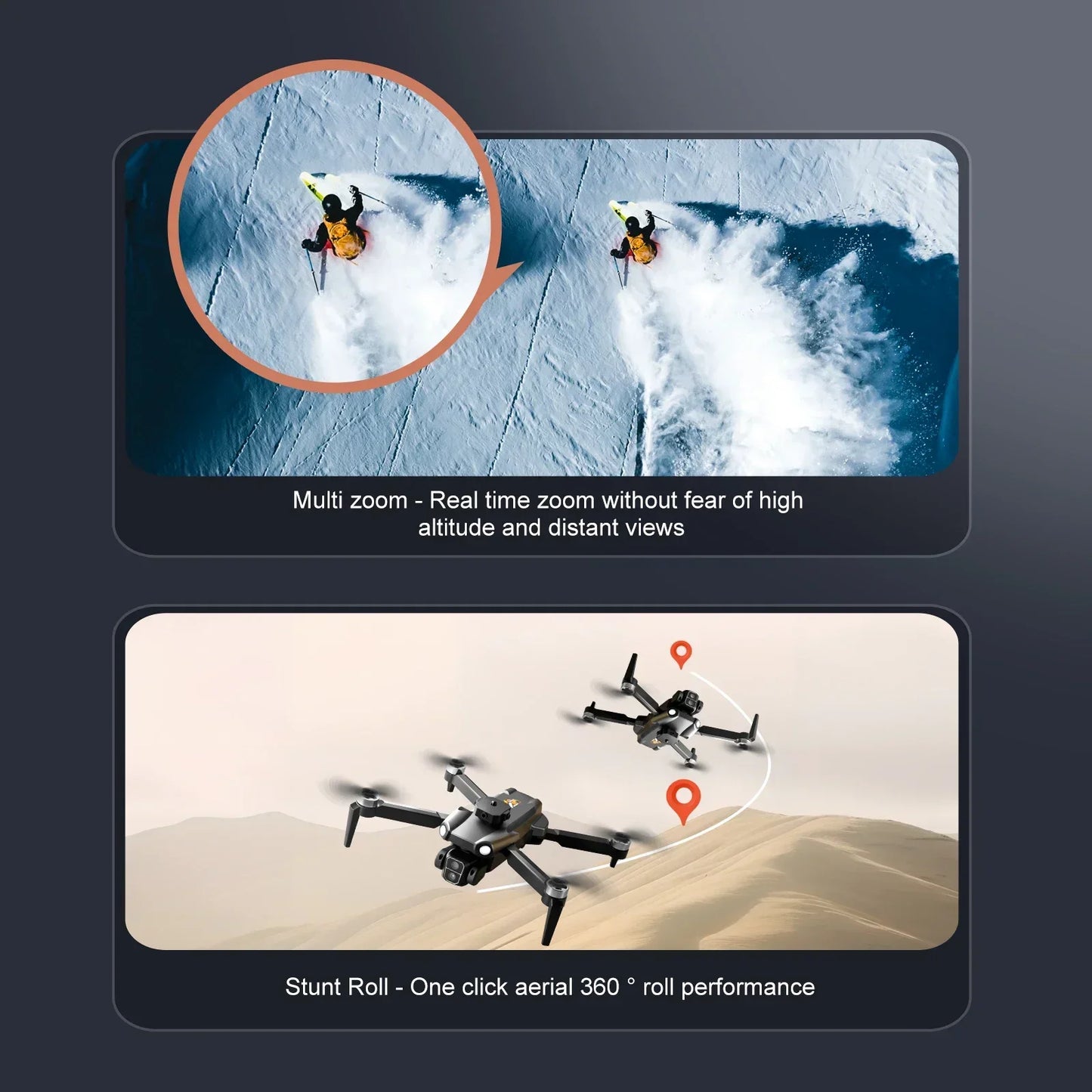 New S119 Mini Drone – 8K Dual Camera, 5G WIFI, Smart Obstacle Avoidance, FPV, Brushless Motor RC Quadcopter
