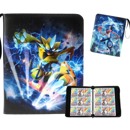 2025 Pokémon Card Album – 400pcs & 900pcs PU Zipper Collection Book for Cards, Photo Storage, Kids’ Toys & Gifts