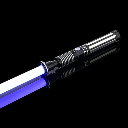Luke RGB Metal Lightsaber Sword - Colorful Flashing LED Kpop Lightstick for Rave Parties and Cosplay
