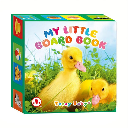 Colorful Patterned Card Book - Interactive Sensory Learning & Early Reading Education Gift