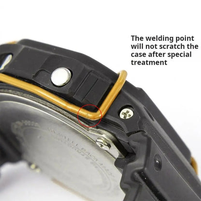 Stainless Steel Watch Case Bumper for Casio DW-5600 GW-M5610 - Metal Anti-Scratch Protective Guard Cover
