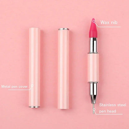 New Diamond Painting Pen Tool – Double-Head Multifunctional Nail Pen, Metal Material, Diamond Painting Accessories