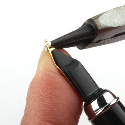 Fountain Pen Nib Grinding & Repair Tool – Fix Skips, Broken Ink, Hanging Paper, Stationery with Box for Office Supplies