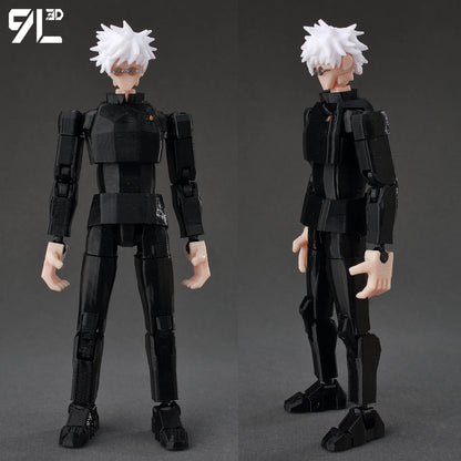 9L3D Printed Anime Action Figures — Jujutsu Kaisen Sukuna, Yuji, Yuta, Satoru Gojo Movable Mannequin Toys