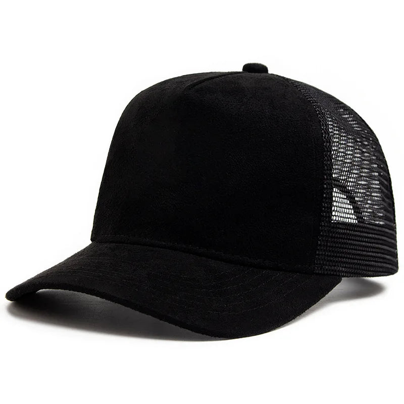 Unisex Cotton Mesh Trucker Hat - Multi Color Casual Summer Baseball Cap for Men & Women