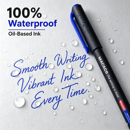 0.7mm Smooth Writing Ballpoint Pens - Gel Ink Office & School Stationery Writing Instruments 5/50pcs