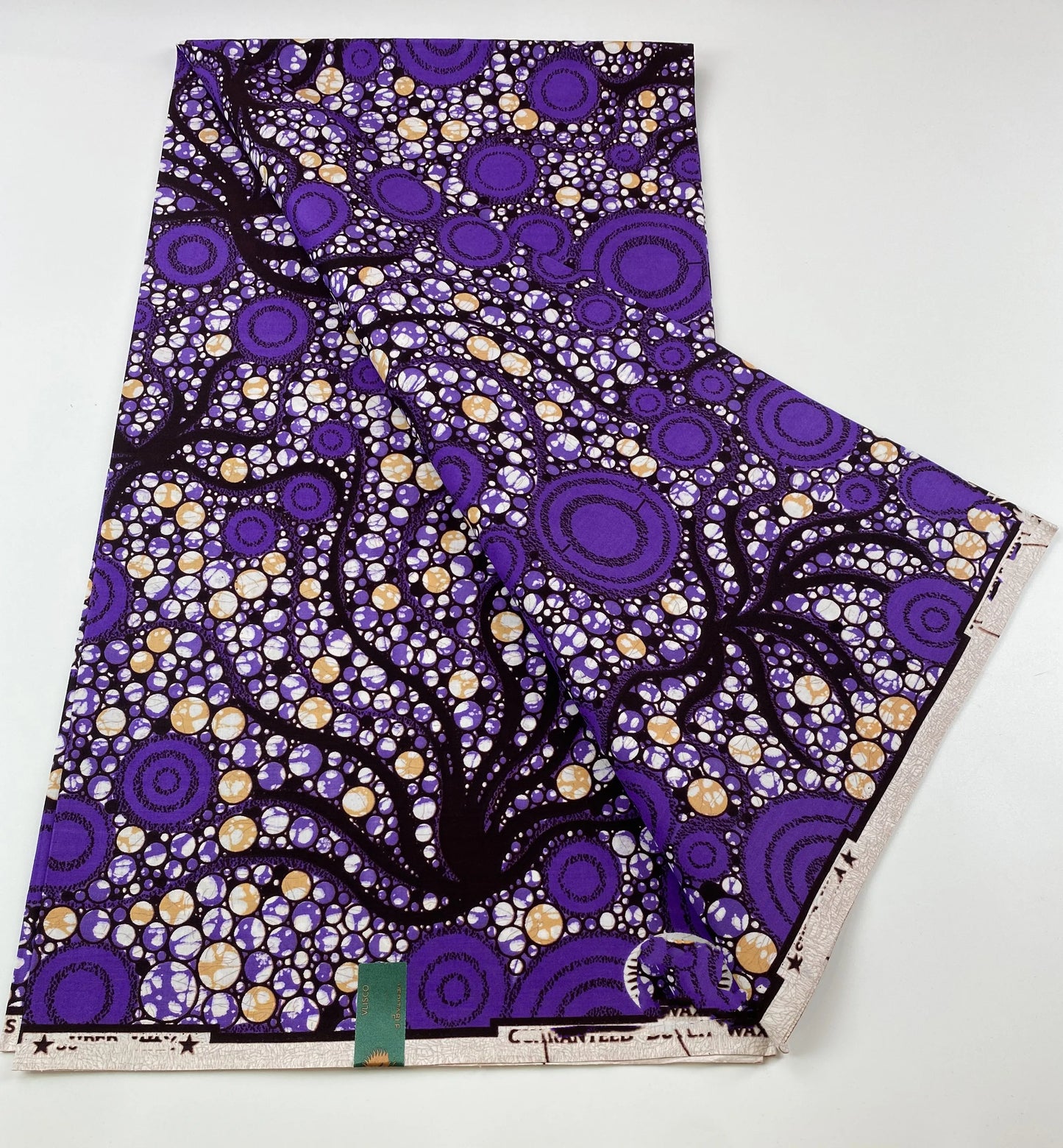 African Ankara Wax Print Fabric - 100% Cotton Soft Nigerian Real Wax Material for Women’s Party Dresses