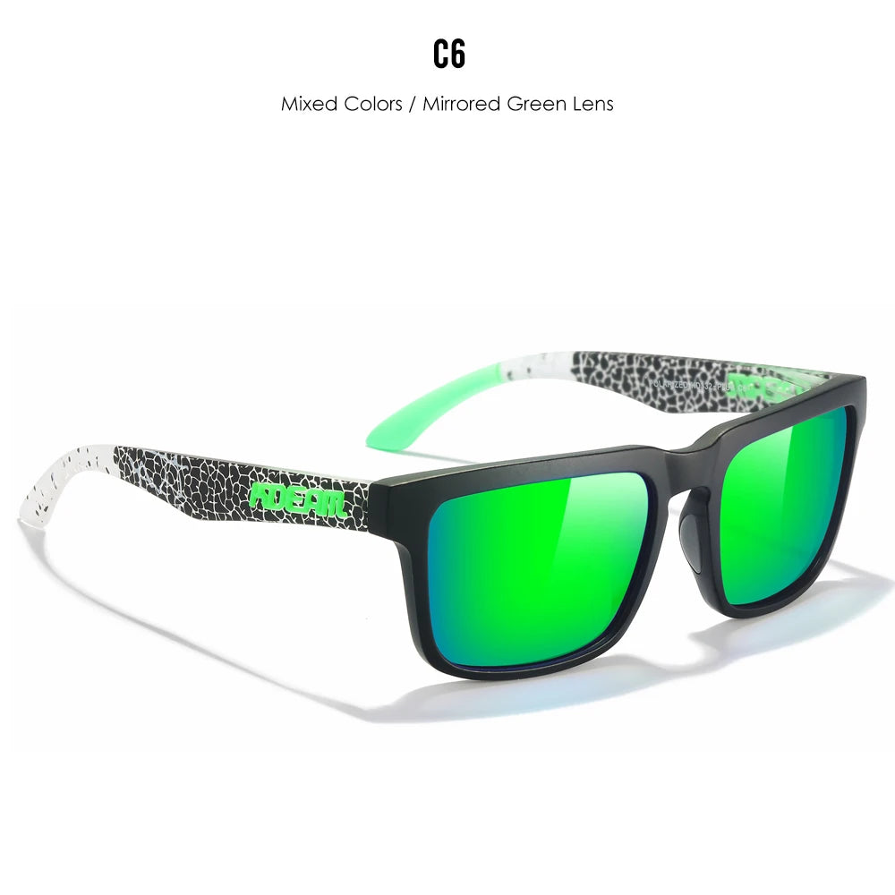 KDEAM Large Size Polarized Men’s Sunglasses – Photochromic Night Vision Oversized Fashion Shades for Men & Women, 154mm Width