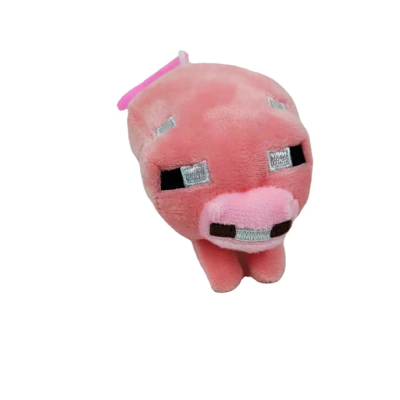 30PCS Cute Animal Plush Keychains — 10cm Pig, Dog & Dragon Stuffed Doll Pendants for Kids Gifts