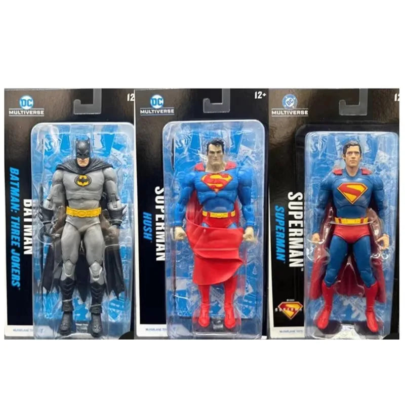 McFarlane Toys DC Multiverse 7" Action Figures — Batman & Superman Movie 2025 / Hush Collectible Model Doll
