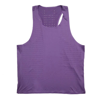 Men’s Athletic Running Tank Top - Sleeveless Performance Shirt for Track, Field & Fitness Training
