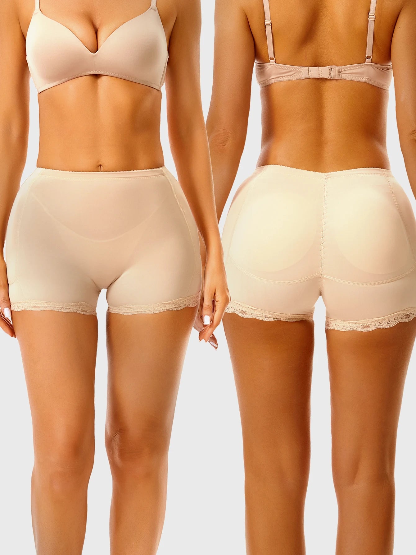 Women’s Body Shaper Panties – Padded Butt Lifter & Hip Enhancer Shapewear Briefs
