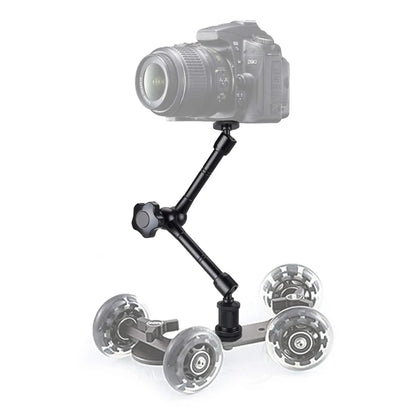 Super Clamp with 7"/11" Adjustable Magic Arm | Articulating Mount for Monitor, LED Light, DSLR Camera, Flash & LCD Video Gear