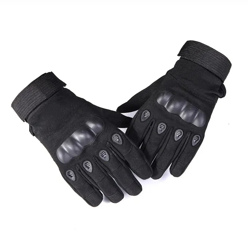 Tactical Military Gloves – Anti-Slip Combat & Shooting Gloves for Men, All Finger Design for Bicycle & Outdoor Use
