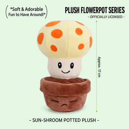 Plants vs. Zombies 2 Plush Toys - Sunflower and Peashooter Potted Plant Dolls, Soft Pillow Toys and Gifts for Teens