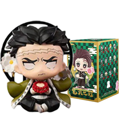 Anime Demon Slayer Blind Box Figures — 1-12pcs Tanjiro & Nezuko PVC Model Ornaments, Kids Christmas & Halloween Gift