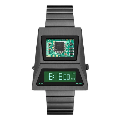 Men’s Y2K Multifunction Waterproof Watch - Stylish Driver’s Wristwatch